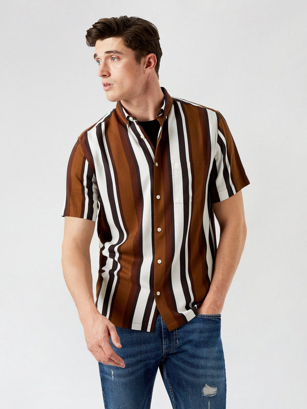 Multicoloured Stripe Shirt